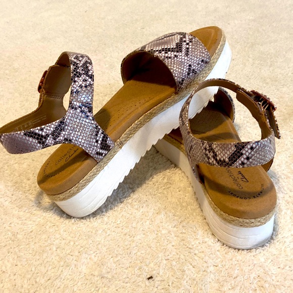 Clark’s brand platform sandal - women’s size 8.5 - Picture 1 of 6